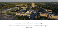 Desktop Screenshot of lemaireresearchgroup.com